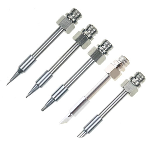 Wireless Soldering Iron Tip with Threaded USB Power Round Head for Portable DIY  Tools 1