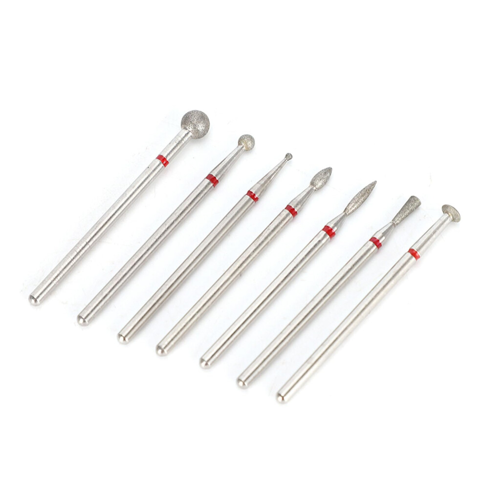 Nail Drill Bits 7pcs Tungsten Steel Set for Professional Electric Manicure Pedicure Acrylic Gel Shaping