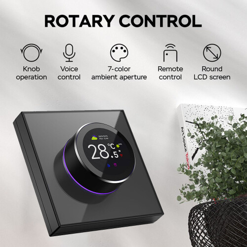 Smart Temperature Controller for Home with 1.32'' Screen and 7 Ambient Lights 2