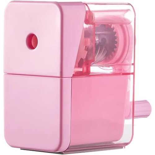 Manual Pencil Sharpener with Container, 2-Stage Adjustable Thickness, Suitable for Kids, Artists, Students, Office Use 2