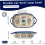 Ceramic Baking Dish 730ml HeatResistant Flower Print Rectangular Oven Casserole with Handles 4