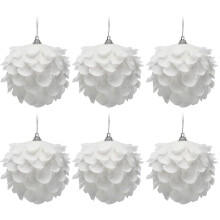 Weihnachtsschmuck-Kollektion, glitzernder Weihnachtsbaumschmuck mit Glitzereffekt, einfach aufzuhängen, aus Schaumstoff