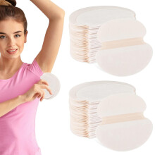 Achselschweißpads für Damen und Herren, leicht zu entfernende Einweg-Achselschweißpads mit weichem und ultradünnem Design, hochwertige Mikrofaser