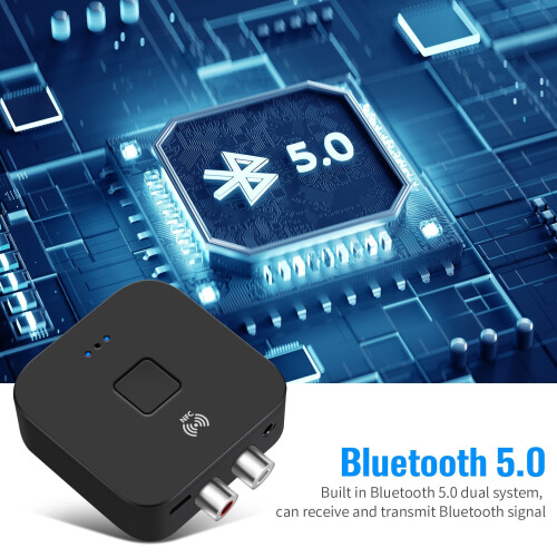 Καλώδιο Aux υψηλής ανθεκτικότητας, ενισχυτής Bluetooth διπλής σύνδεσης με υποδοχή 3,5 mm 1
