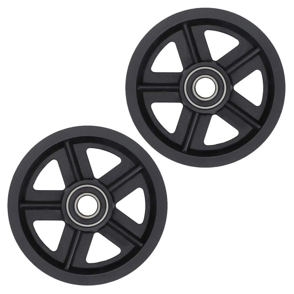 Heavy Duty Track Roller For Sliding Barn Doors, Stainless Steel Nylon Noise Reduction Sliding Door Pulley Ensures Effortless Quiet Operation And 9169997693143