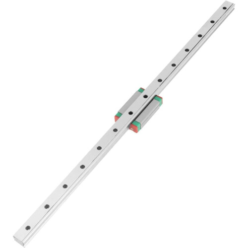 Miniature Linear Rail For Precision Measuring Machines, CNC Machine Compatible Smooth Sliding Linear Motion Guide, Compact Size And Interchangeable 1
