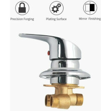 Baterie mixer pedichiură spa cu cartuș ceramic și control al temperaturii, alamă rezistentă pentru durabilitate, design impermeabil, instalare