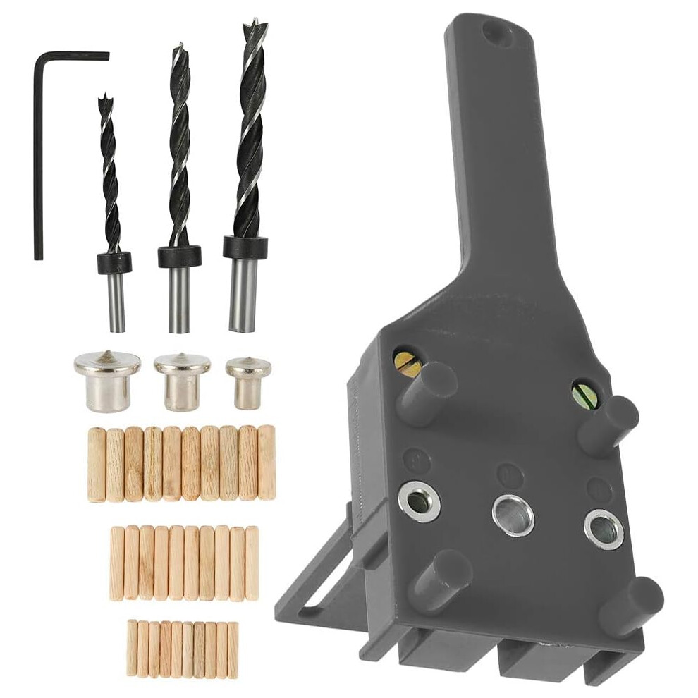 Precision Dowel Jig, Woodworking Dowel Jig With Quick Accurate Dowel Joint Assembly And Metal Bushings For Perfectly Aligned Holes In Woodworking 9169997692801
