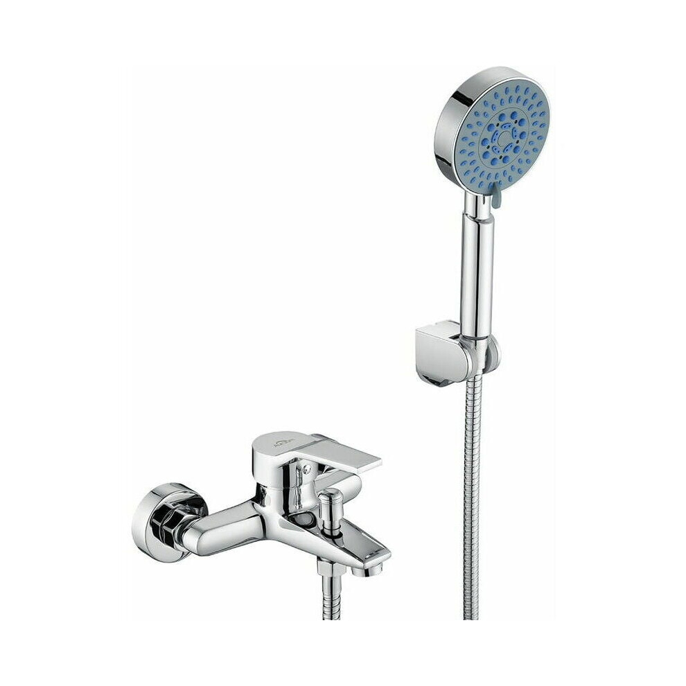 Bathtub Mixer With Handshower, Adjustable Shower Head Bracket For Customized Comfort, Heavy Rain Massage Rain Shower Patterns For Bathtub Or Shower 9340258983085