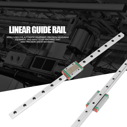 Miniature Linear Rail For Precision Measuring Machines, CNC Machine Compatible Smooth Sliding Linear Motion Guide, Compact Size And Interchangeable 2