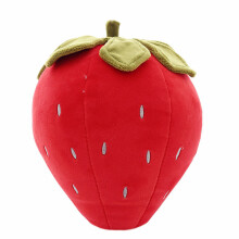 Decorazione Kawaii a forma di fragola, mini fragola di peluche morbida e soffice in tessuto, compagna ideale per bambini, perfetta per decorare la