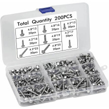 Hex Drive Head Cap Stainless Steel Screws, Anti-rust Cylindrical Head Socket Cap Screws with Maximum Clamping Force