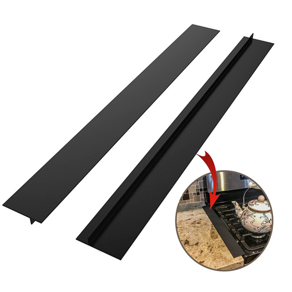 Silicone Stove Counter Gap Cover, Easy Clean Heat Resistant Wide & Long Kitchen Stove Gap Filler, Flexible Silicone Adapts Uneven Spaces, Dishwasher 9358999113401