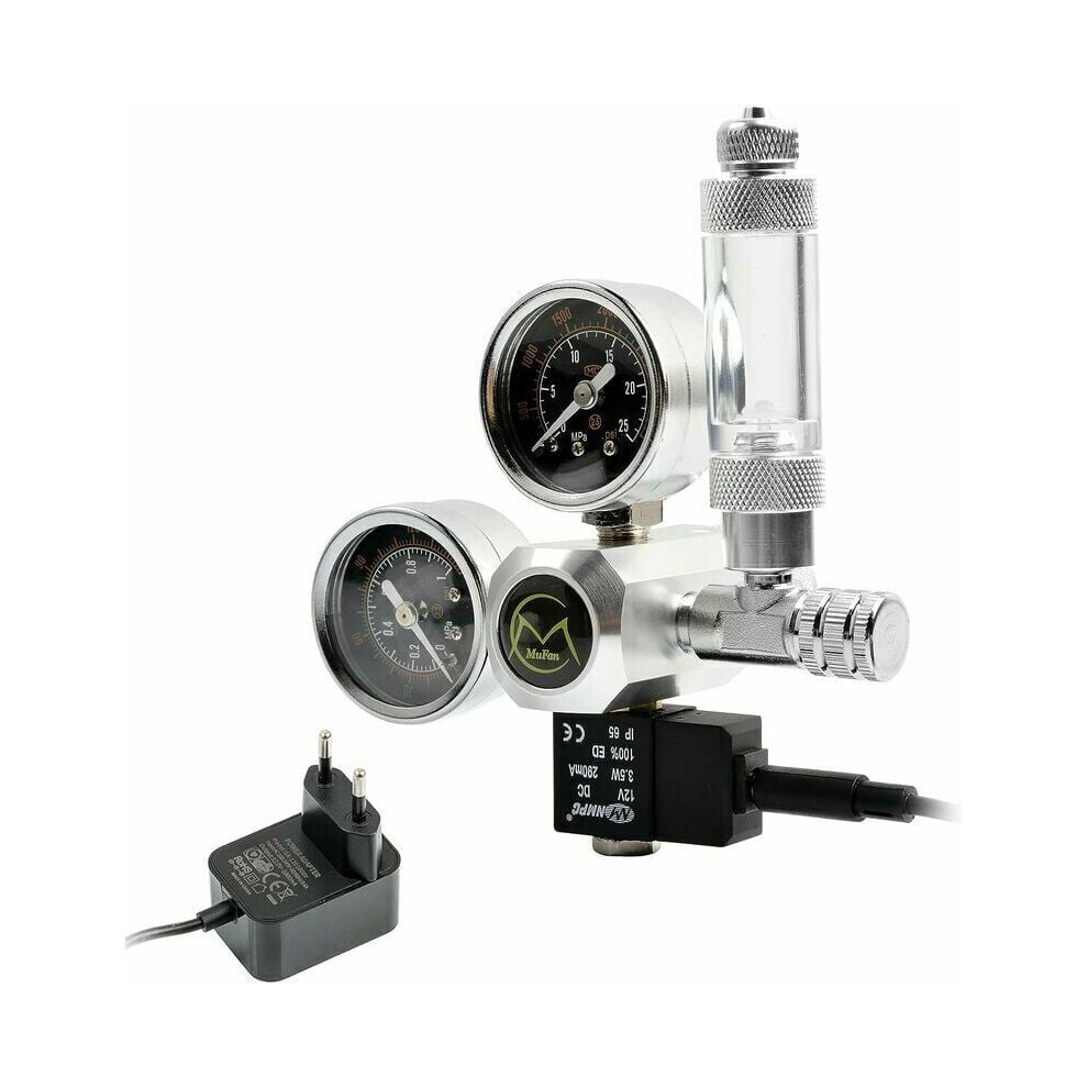 Aquarium Co2 Regulator, High Precision Structure Dual Gauge With Bubble Counter For Aquariums, Designed For Safe And Controlled Co2 Quantity, 9169997694560