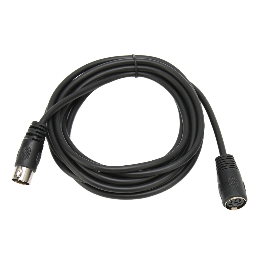 Pin Din Midi Male To Female For Microphone Recording, Premium Audio Cable With Sound Data Signal Extension, Oxygen-Free Copper Conductors For 9358999116228