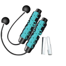 Innovative Workout Partner: Weighted Jump Rope, 360 Degrees Rotation, Adjustable Length Lines, Indoor Outdoor Exercise