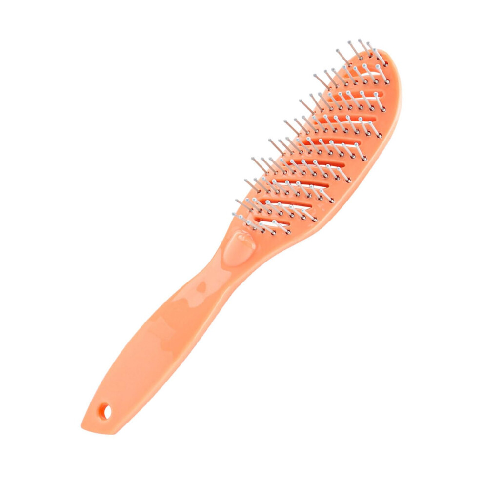 Detangling Hair Brush with Flexible Bristles and Ergonomic Grip, Vent Design for Wet and Dry Hair