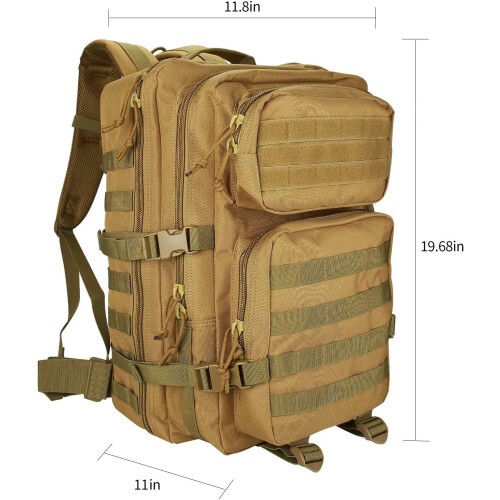 Tactical Warrior's Choice, σακίδιο πλάτης Assault με αεριζόμενο ιμάντα ώμου από πλέγμα και 1
