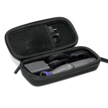 Electric Shaver Travel Case Hard Shell Shockproof WaterResistant Razor Carrying Case Black