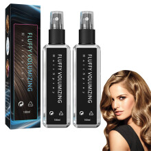 Volumizing Hair Spray with Natural Plant Protein for Instant Hair Volume, Lightweight NonSticky 100ml 2pc