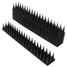 8pcs Bird Deterrent Spikes AntiClimbing Fence Plastic Spikes for Garden Roof and Wall Protection