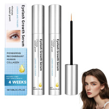 Eyelash and Eyebrow Growth Serum for Women, Longer Thicker Lashes, Gentle Formula, 2 Bottles