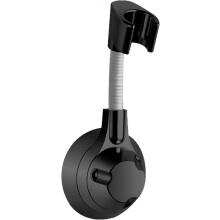 ABS Plastic Hand Shower Holder Bracket, 360 Adjustable Shower Head Holder No Drilling, Versatile Strong Paste Wall Mount