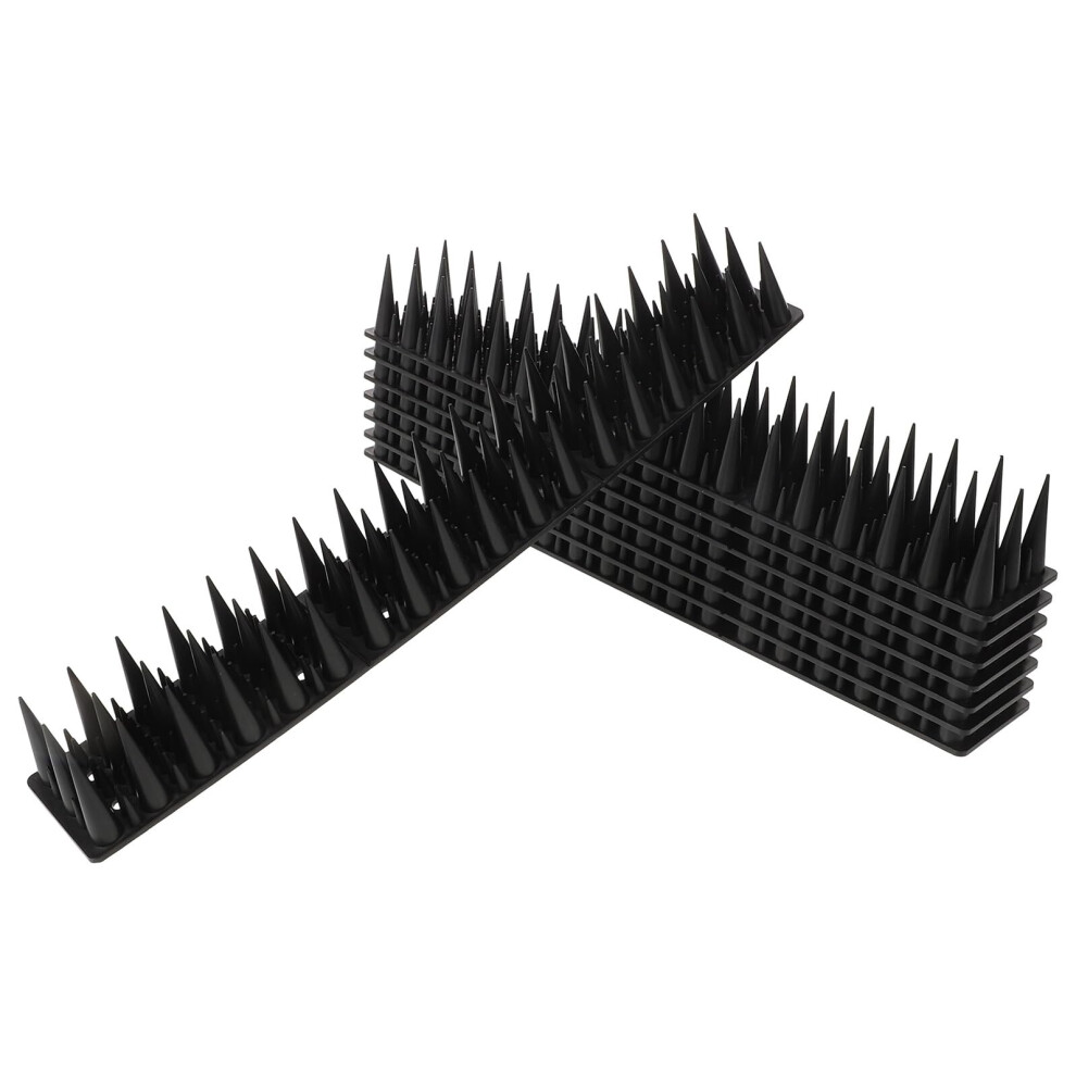 8Pcs Bird Spikes Black Plastic Anti Climb Security Spikes For Roof Fence Garden Windowsills Balconies 9099447459855