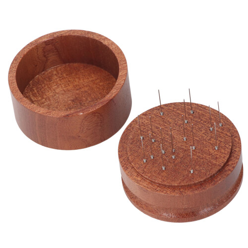Wooden Coffee Needle Distributor 51mm Tamper Stirrer Tool
