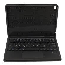 Verstellbare Touchpad-Tablet-Hülle mit Tastatur für Fire HD 10 10,1" 2021/2023, Schwarz