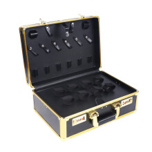 Professional Barber Tool Case with Dual Code Lock, Large Capacity Salon Stylist Organizer Box