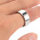Bague connectée 20 mAh Taille 9 argent IP67 BLE 5.0 9