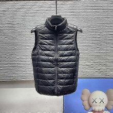 (xxxL,male,Black)Ultralight Down Vest Men Sleeveless Ultra Light Down Vests Slim Jacket Men Lightweight Windproof Warm Waistcoat Portable 2025