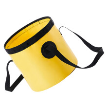 Collapsible Water Bucket PVC Foldable Camping Basin with Reinforced Strap for Laundry Foot Soak
