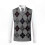 (2XL,Grey)Men's Cashmere Wool Blend V-Neck Sleeveless Pullover Sweater 1