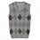 (2XL,Khaki)Men's Cashmere Wool Blend V-Neck Sleeveless Pullover Sweater 2