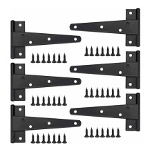 Bisagras robustas de estilo vintage para edificios interiores y exteriores, de acero inoxidable de montaje en superficie, con capacidad de carga de
