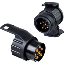 Tester per luci del rimorchio, adattatore impermeabile da 13 pin a 7 pin, per un'esperienza di traino più comoda.