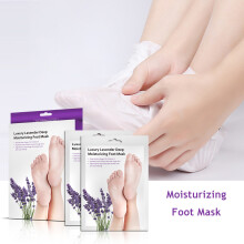 (Olive oil Foot Mask) Rose & Olive Oil Foot Mask with Lavender, Deep Nourishing Moisturizing Exfoliating Foot Peel Socks