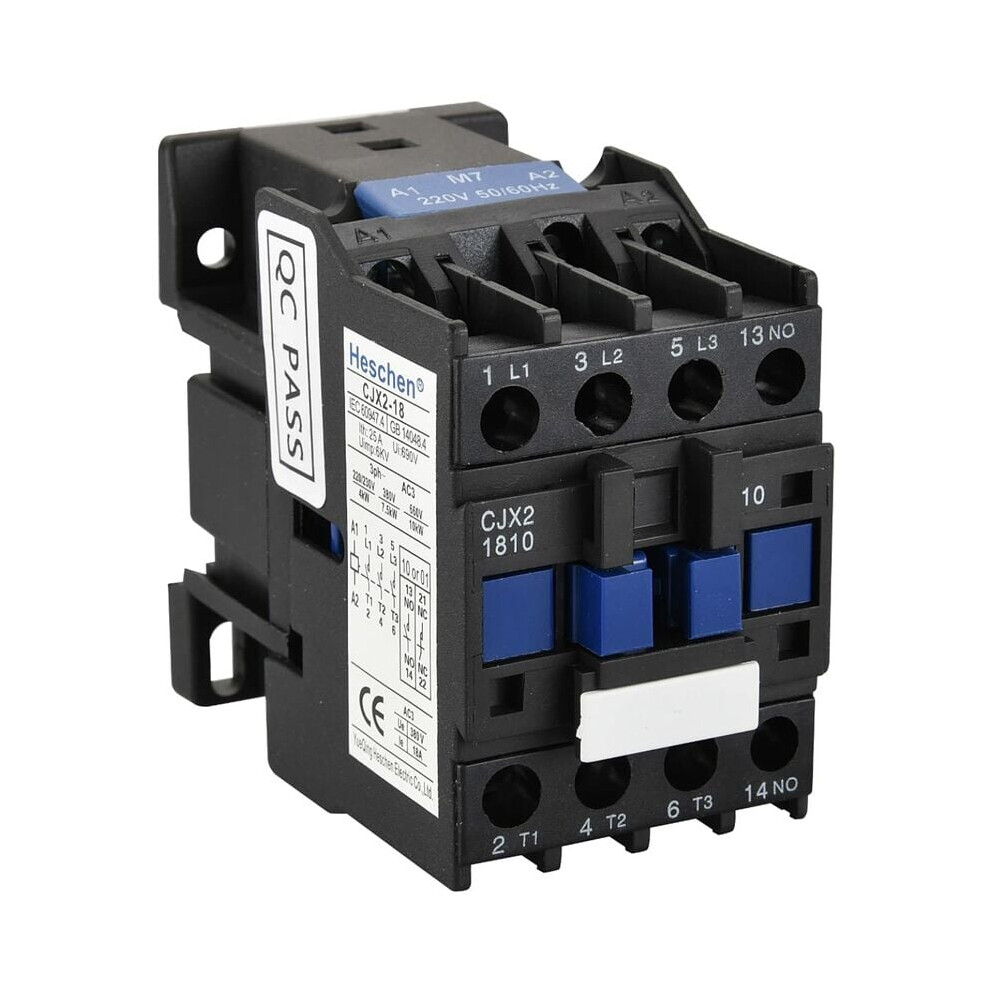 Ac Contactor For Industrial Applications, Ac Contactor 3 Phase Din Rail Mount Contactor Switch With Auxiliary 1No, Universal Circuit Control Normally 9169997696977