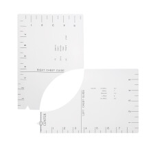 Ausrichtungslineal für Textilkunst, präzise Acryl-Ausrichtungshilfe mit glatter Oberfläche, vielseitig einsetzbares Werkzeug für Sublimationsdruck