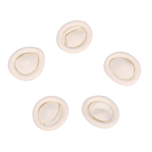 Anti-Static Finger Cots, Disposable Fingertips Protector with Thick and Sturdy Construction, Flexible Rubber Tips for Safe Handling in Electronics, 1