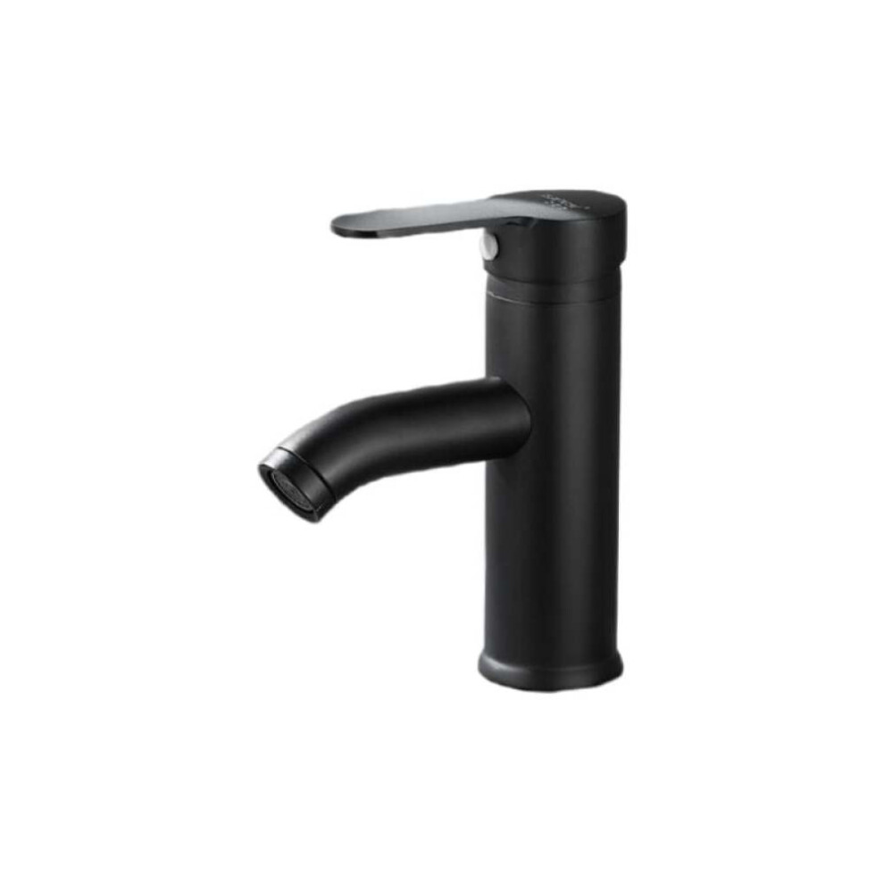 Matte Black Bathroom Faucet, Single Handle Bathroom Sink Faucet With Durable Ceramic Cartridge, Corrosion Resistant Brass Construction, Modern Design 9169997697356