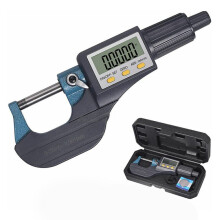 Digitales Mikrometer für präzise Messungen, großes LCD-Display, hochgenaues Messgerät mit Zoll-Metrik-Umrechnung, robuste Konstruktion