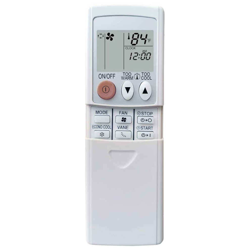 Replacement Air Conditioner Remote Control, Compatible With Mitsubishi Air Conditioner Ac, No Programming Needed For Immediate Use, Simple Setup For 9340258985317