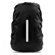 Portable Anti Slip Rain Cover, Reflective Strip Enhanced Backpack Rain Cover for Outdoor Adventures, Hiking, Camping, Biking, Travel, Easy to Use,