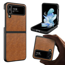Samsung Galaxy Z Flip4 -suojakuori, ohut ja kevyt kotelo, jossa korotetut reunat ja tarkat leikkaukset helppoa käyttöä varten, elegantti ja