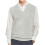 (L, Light Grey) Loose Warm Sleeveless Sweater Vest for Men, V-neck Pullover 1