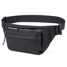 Nylon-Bauchtasche für Damen und Herren, Crossbody-Hüfttasche mit großem Fassungsvermögen und verstellbarem Gurt, spritzwassergeschützt,