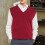 (L, Light Grey) Loose Warm Sleeveless Sweater Vest for Men, V-neck Pullover 3